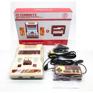 게임 콘솔 듀얼 시스템 콘솔 기계 콘솔 PCNew fc compact TV ed and white machine cad game console hom, 01 white, 1개