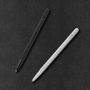 모나미 153 메탈 블랙&화이트 0.7mm 볼펜, 각인(O), 1개, White