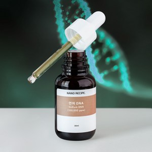 나노레시피 PDRN 연어 DNA 100 000ppm 원액 부스터샷 MTS 롤러 앰플, 1개, 30ml