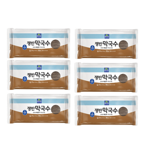 도매 업소용 면사랑 쟁반막국수 냉동 2kg(10인분) 냉면사리 냉사리 냉면, 12개, 2kg