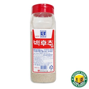 승진 아주존 맷돌표 백후추 400g, 1개