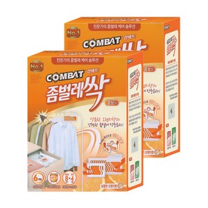 컴배트 프리미엄 좀벌레싹 천연오렌지향 서랍용 8p + 옷장용 4p, 2세트