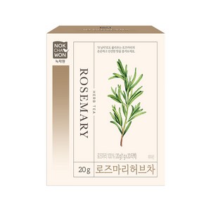 녹차원 로즈마리허브차 20티백, 20개입, 10개, 1g, 1g