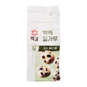 백설 박력 밀가루, 1kg, 10개