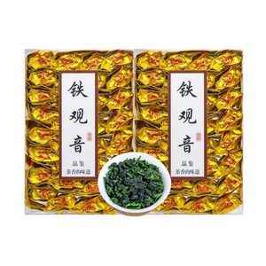 티류으스 [맛있다] 향기 중국 복건성 안계현철관음차 우롱차 500g 철관음 티류으스 10대 티류으스202중국복건성 전통안계철관음차 500g 개별포장 64개입 4개 1세트 1개