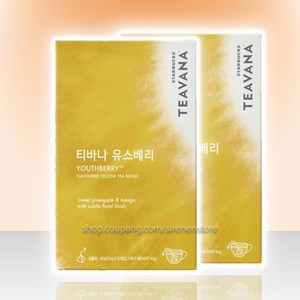 스타벅스 티바나 유스베리 teavana 티백, 2박스, 12개입, 3.5g