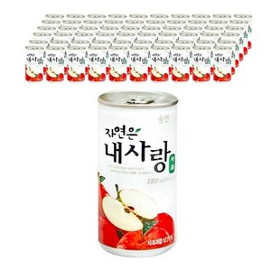 자연은 내사랑 사과주스, 180ml, 90개