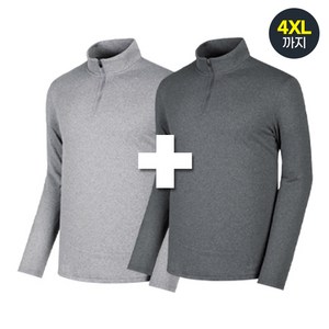 1+1 나인앤나인 포근한 카치온 약기모 집업 티셔츠(S~4XL)