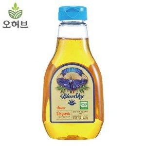 BlueSky 유기농 아가베 시럽 엠버, 330g, 1개