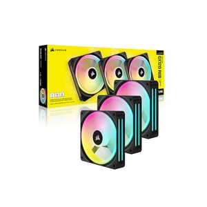 CORSAIR iCUE LINK QX120 RGB STARTER KIT BLACK (3PACK/Contolle), 1