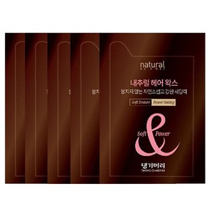 댕기머리 내추럴 일회용 헤어왁스, 2000개, 3ml