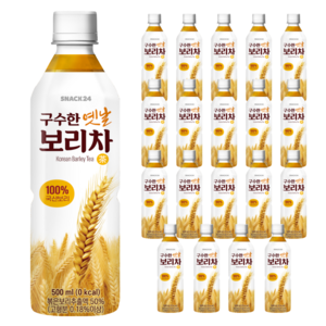 스낵24 구수한 옛날 보리차, 1세트, 20개입, 500ml