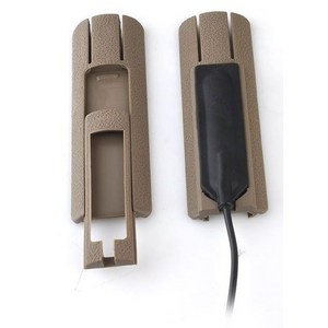 [WADSN] TD Scar Pocket Panel Remote Switch Rail Pads Set 에어스위치 피카티니 마운트 PEQ 슈어파이어 스위치, 검정(BK), 1개