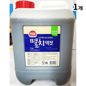 ileum*^m멸치액젓(사조해표 9k) 액상 조리용 요리용 음식베이스 소스 가정용일medi**^, 2개, 9kg