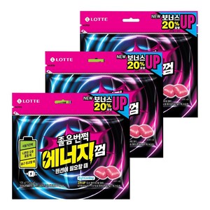 롯데 [홈플러스]롯데_졸음번쩍껌리필_105G x 3개, 105g