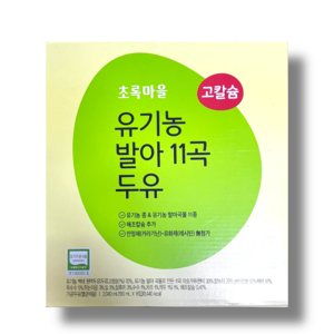 초록마을 유기농 발아 11곡 두유, 16개, 190ml