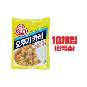 오뚜기 오뚜기 카레 약간매운맛 1kg 10개