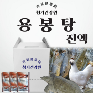 [녹용진액 첨가] 용봉탕 진액 110ml x 30포 l 자라 오골계 잉어 구수한맛 부모님보약선물, 30개