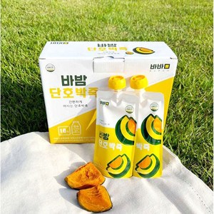 밤맛이나는 바밤 단호박죽 130g x 10봉(1box), 10개