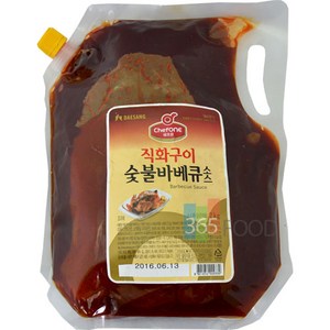 청정원 직화구이 숯불바베큐소스 2kg, 1개