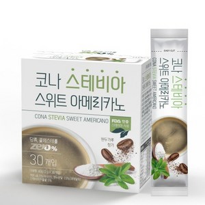 코나 스테비아 스위트 아메리카노 커피 60g(2g x 30T) 당뇨커피 무설탕커피, 2g, 30개입, 30개