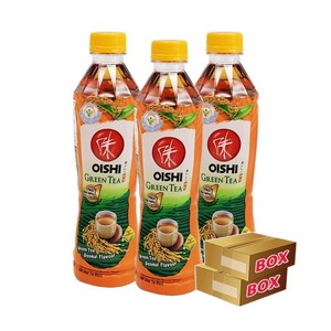 (임박25/02/08) 태국음료 오이시 그린티 현미 OISHI 박스 380ML X 24EA