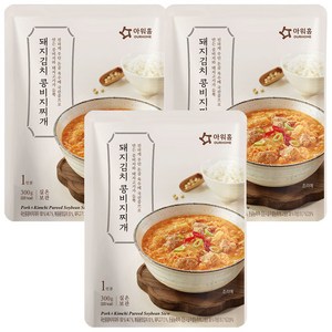 아워홈 돼지김치 콩비지찌개 300g 간편식, 3개