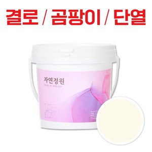 바르는 천연 단열 페인트 자연정원 항균 방수 곰팡이제거 결로방지, BR003 크림화이트, 1kg, 1개