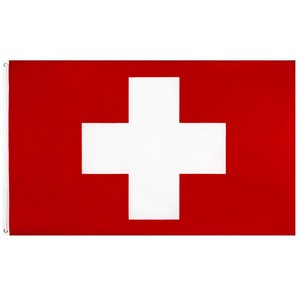 스위스국기 siwss flag 유럽 인테리어소품 인테리어 Schweiz Suisse Svizzera 중립국, 90x60cm, 1개