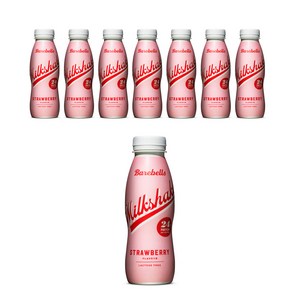 베어벨스 프로틴 밀크쉐이크 딸기향, 330ml, 8개