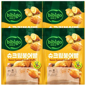 (냉동)[비비고]슈크림 붕어빵, 300g, 4개