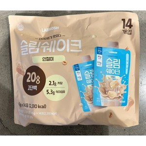 랩노쉬 슬림쉐이크 인절미, 45g, 14개