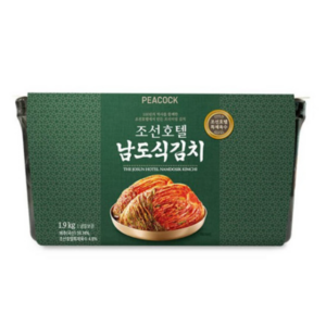 피코크 조선호텔 남도식김치 냉장(1.9kg//배추 고추분 국내산), 1.9kg, 1개