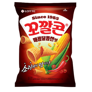 롯데제과 꼬깔콘 매콤달콤맛, 67g, 50개