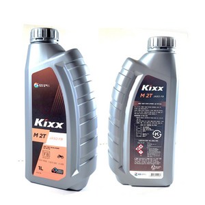 2행정 엔진오일 GS칼텍스 KIXX 1L(1000ml), 1개, Kixx M 2T JASO FB (1L)