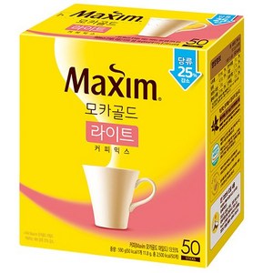 맥심 모카골드 라이트 커피믹스, 11.8g, 50개입, 1개