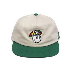 말본 엄브렐러 햇 스냅백 크림 그린 MALBON Umbrella Hat Snapback M-7929-CreamGreen, Cream/Green, One Size, One Size, 색상:Cream/Green / 사이즈:One Size