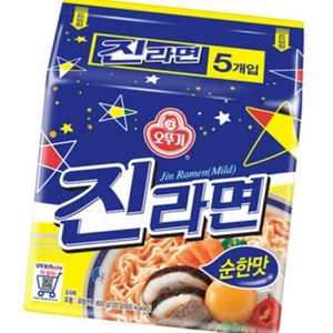 오뚜기 진라면 순한맛 120g, 5개