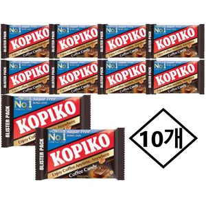 마요라 코피코 커피맛캔디 블리스터 사무실간식 kopiko, 32g, 10개