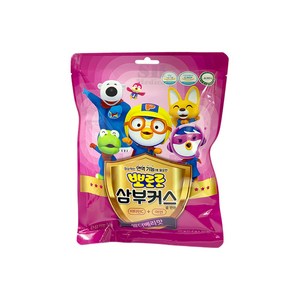 뽀로로 삼부커스로 만든 비타민C+아연 50정 엘더베리맛, 5개