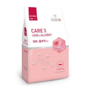 내츄럴랩 강아지 케어3 유기농 기능성 사료, 피부/피모+알러지, 2kg, 1개