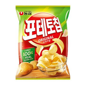 포테토칩 오리지널, 60g, 3개