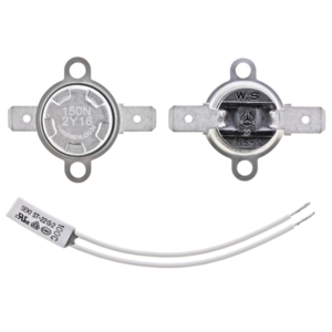 온도스위치 바이메탈 써모스텟 온도센서 자동온도조절기 Thermal Protection Switch Bimetal Thermostat, MS-1 R타입 (A접점), 45도, 1개