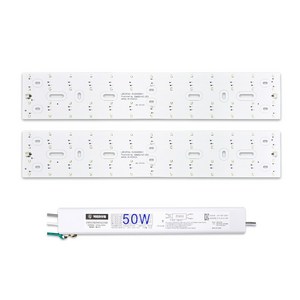 케빈라이팅 국산 삼성칩 조명 거실등 리폼 LED 모듈 거실주방등 50W 540x98mm(2장), 삼성 LED 칩, 표준형6500K(새하얀빛)