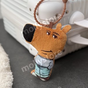 Chill guy 칠가이 인형 키링 가방고리 케이블타이키링, 1개, 1개