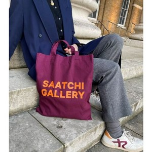 런던 사치갤러리 에코백 가벼운 캔버스백 SAATCHI BAG 2colo