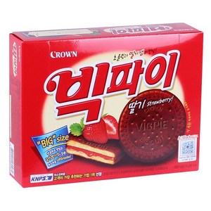 크라운 빅파이 딸기, 324g, 4개