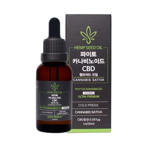 파이토카나비노이드 CBD 햄프씨드 오일, 1개, 30ml