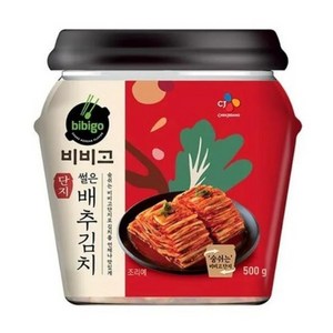 cj제일제당(주) 비비고 썰은배추김치(용기), 500g, 1개