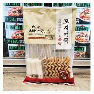 고래사어묵 꼬치어묵 사각&물떡 700g (아이스박스+아이스팩)포장, 1개